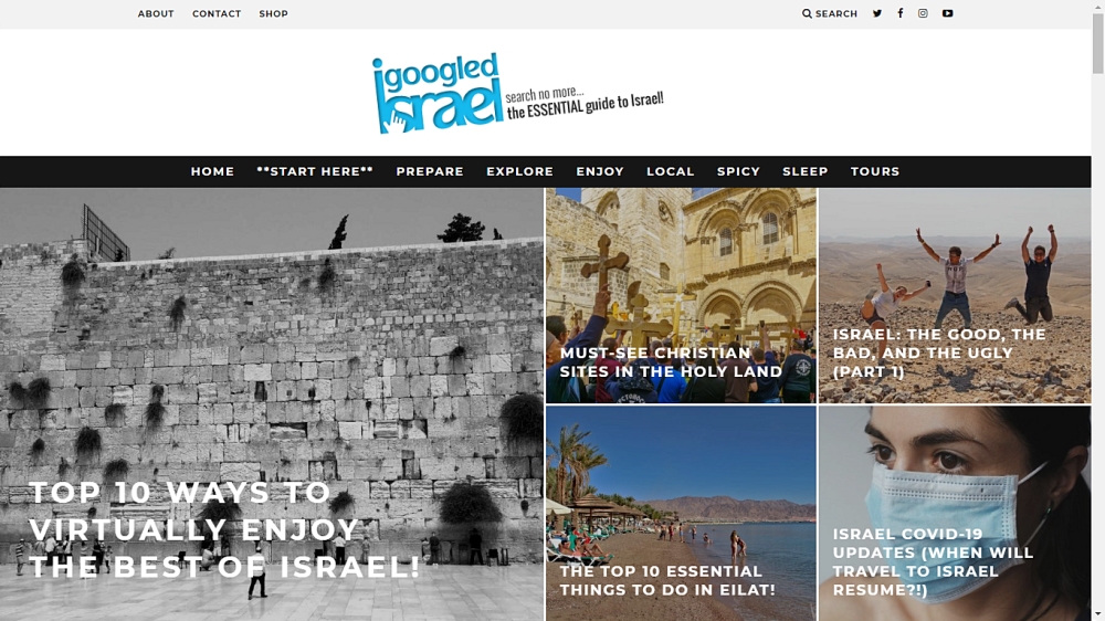 iGoogledIsrael-website